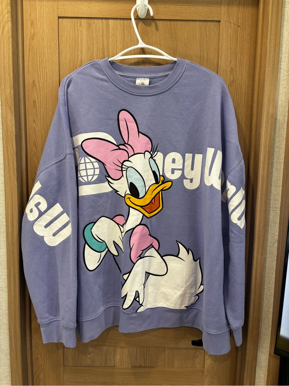 Disney Daisy Duck Oversized Crewneck Sweater Size 2X